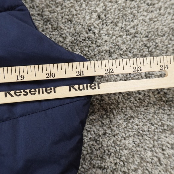 Aeropostale Vest Womens XL Blue Sleeveless Full Zip Quilted Puffer Jacket Coat - Picture 5 of 9